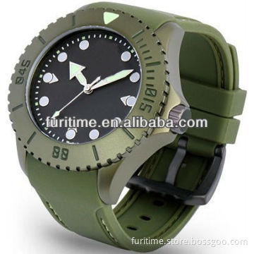 2015 automatic army watch leather band watch China supplier watch accept paypal watches